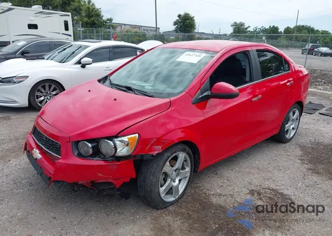 2016 Chevrolet Sonic Ltz Auto из США, поврежденный, VIN 1G1JE5SB4G4160265